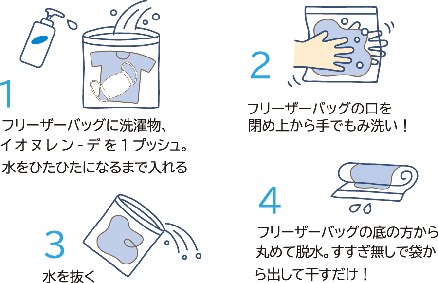 家中これ1本で万能！幅広いご使用方法をご紹介ー簡単てもみ洗い