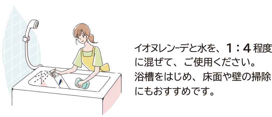 家中これ1本で万能！幅広いご使用方法をご紹介-お風呂のお掃除