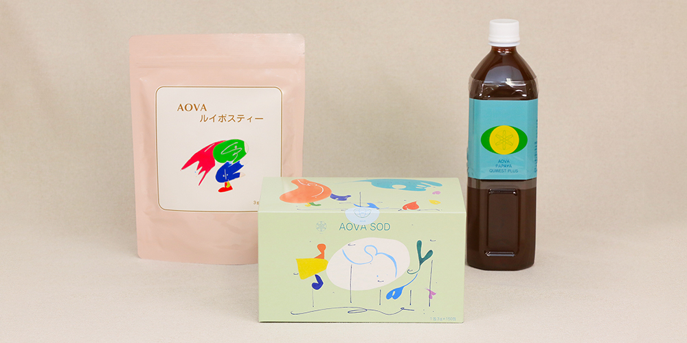SODとPQPとルイボスティー